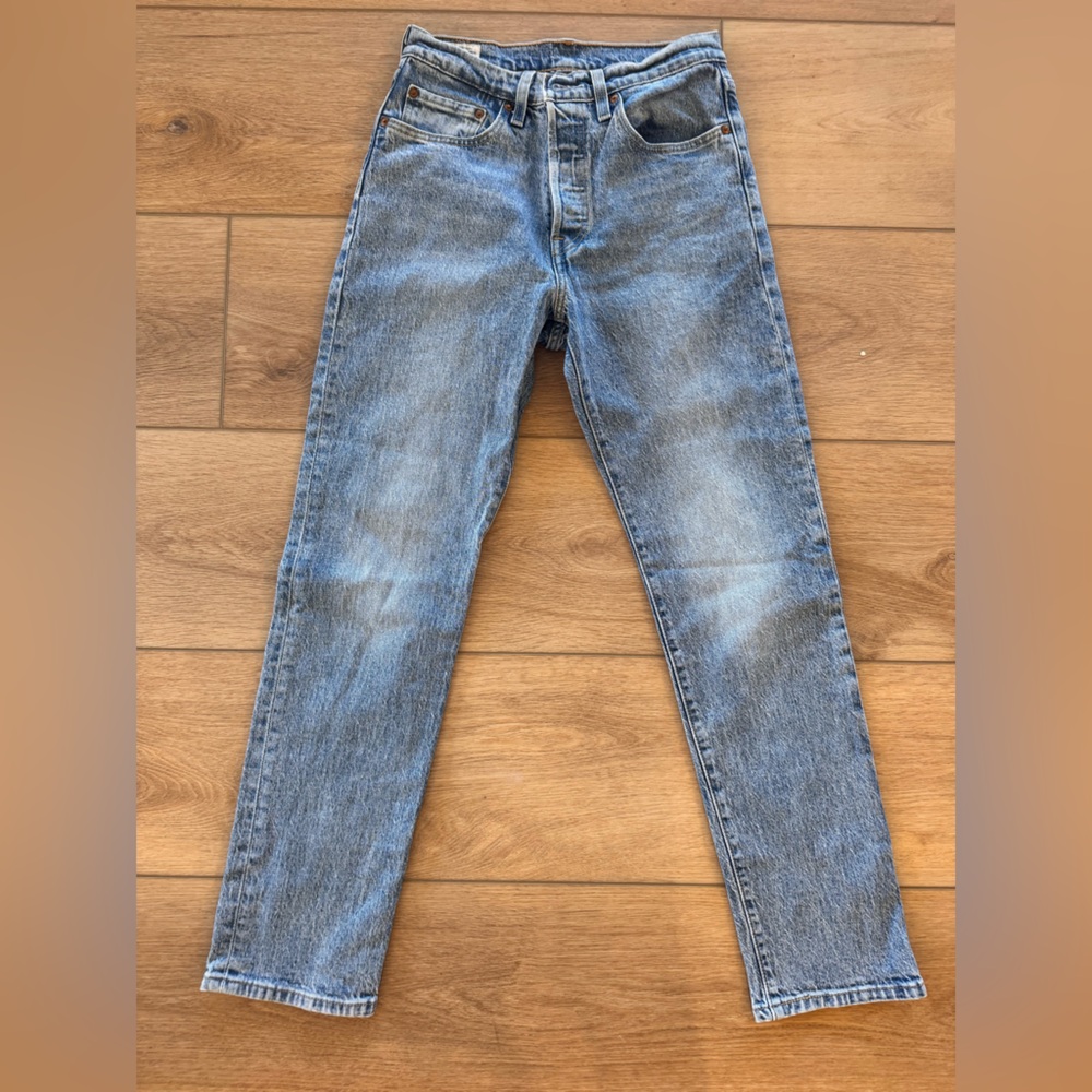 Signature by Levi Strauss Blue Straight Leg Jeans
